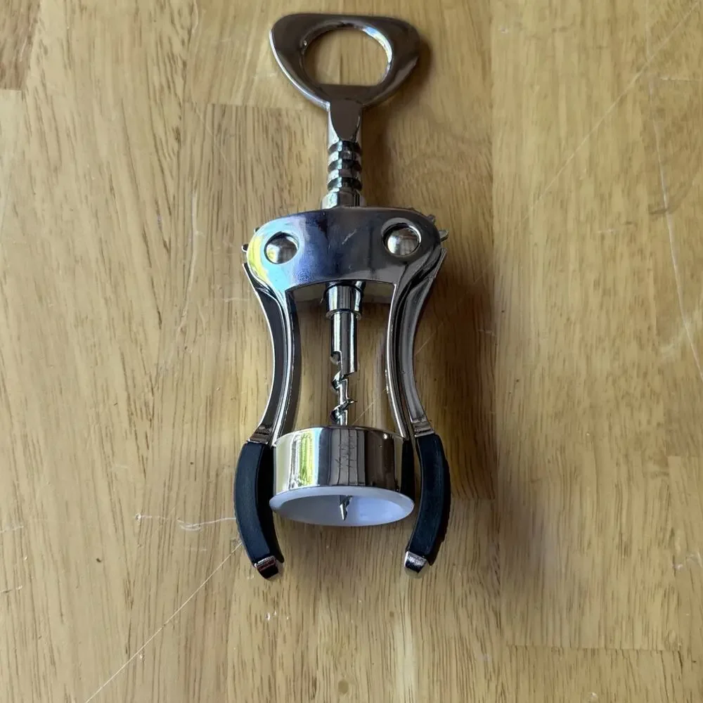 Heavy Duty Zinc Alloy Wing Corkscrew Wine & Beer Bottle Opener